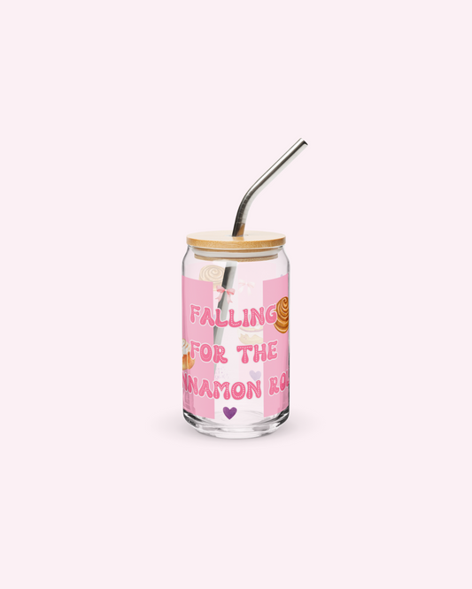 Falling for the Cinnamon Roll Glass Can