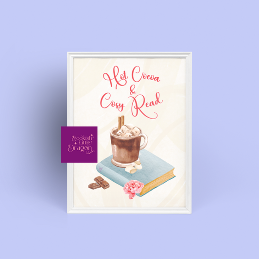 Hot Cocoa & Cosy Read Poster