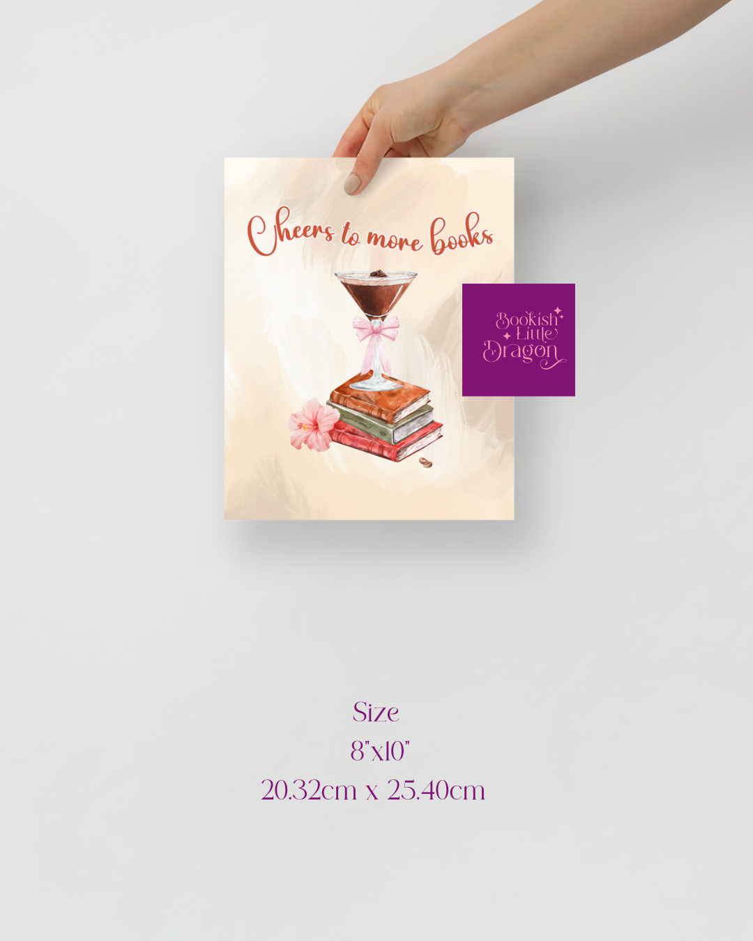 Cheers to More Books Poster
