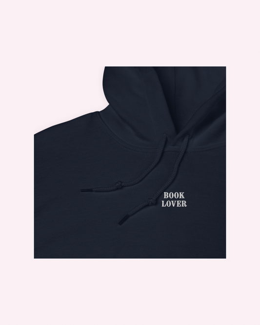 Book Lover Embroidered Hoodie