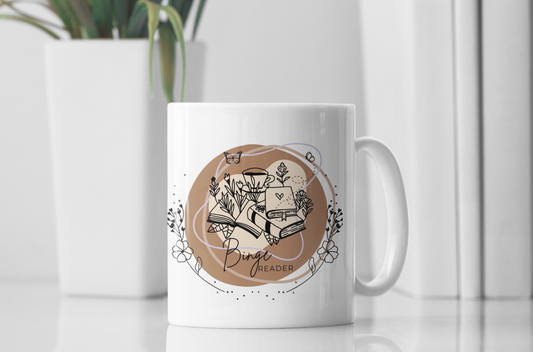 Binge Reader Mug for Book Lovers
