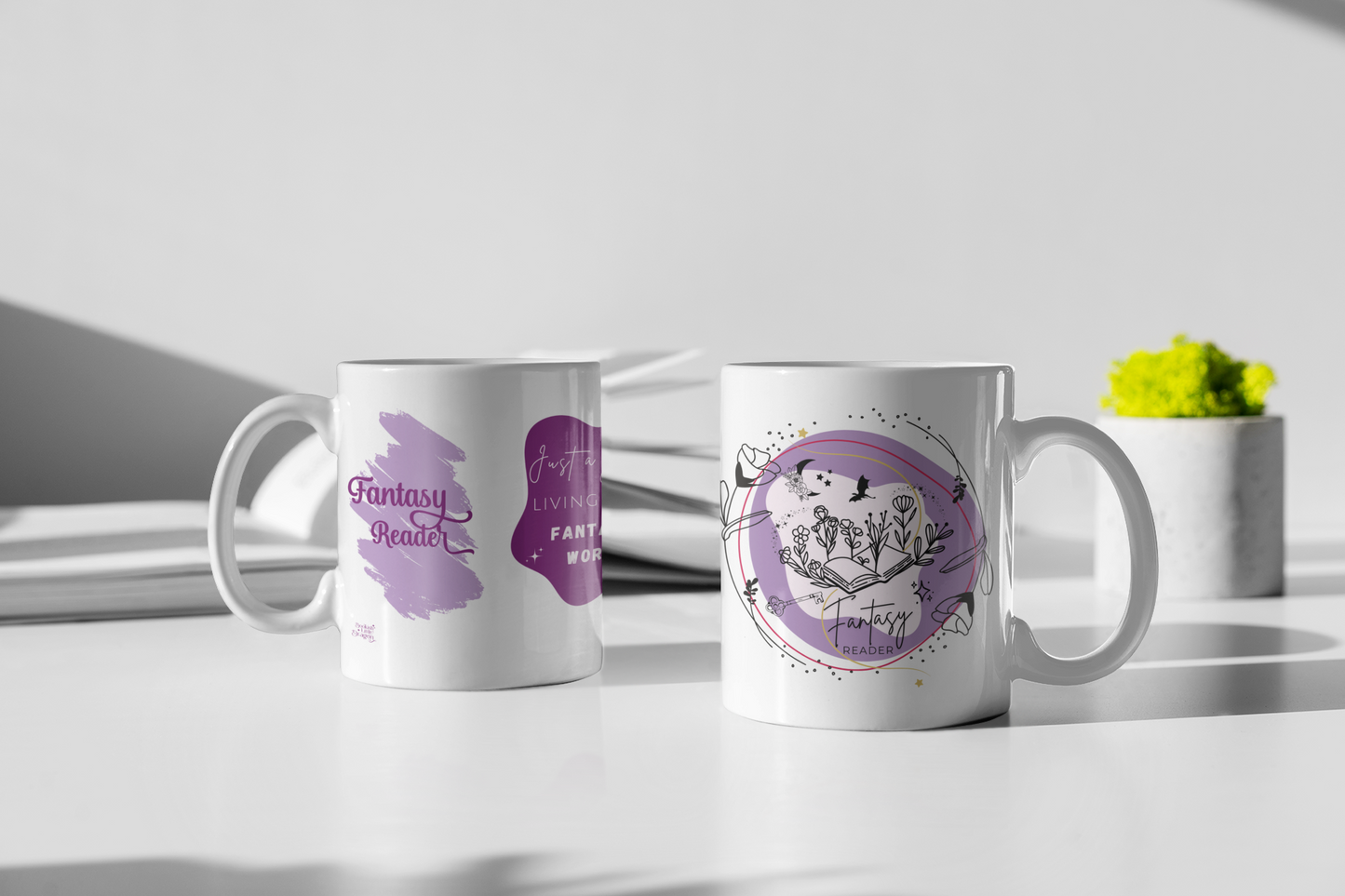 Fantasy Reader Mug for Book Lovers