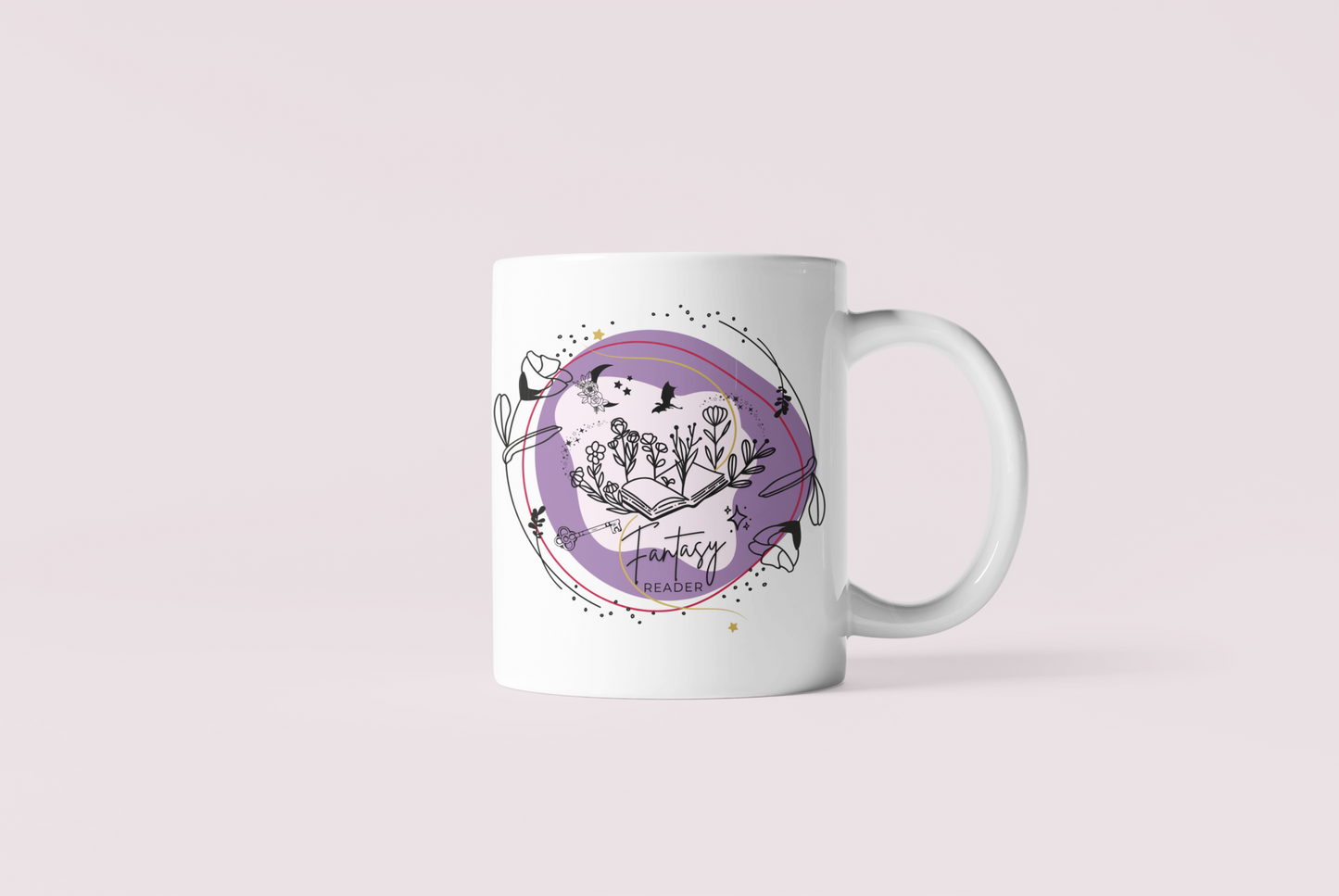 Fantasy Reader Mug for Book Lovers