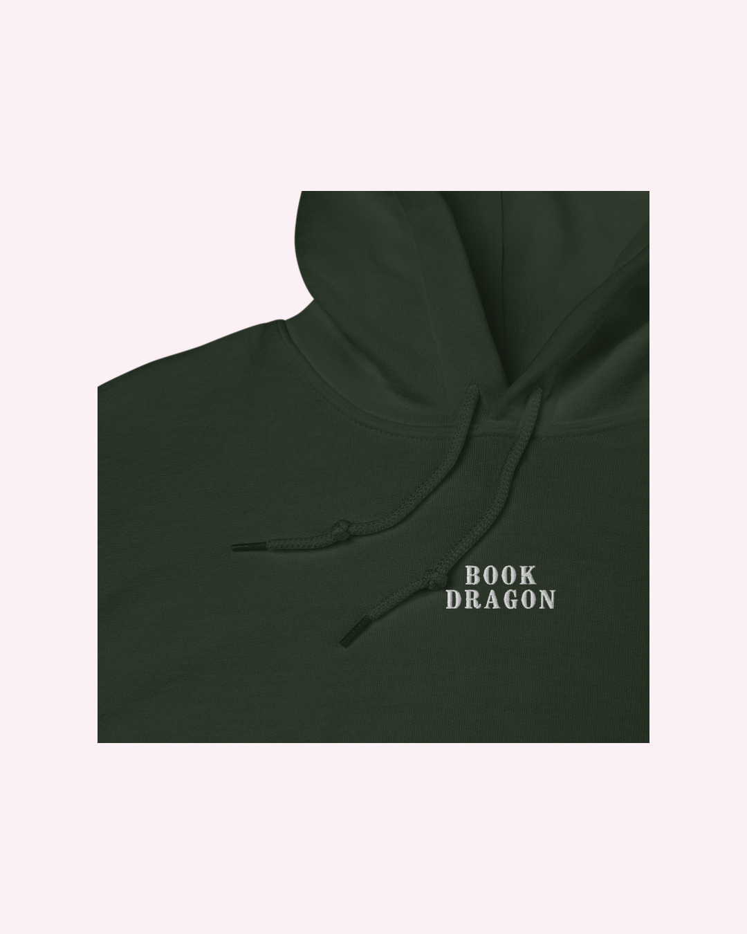 Book Dragon Embroidered Hoodie