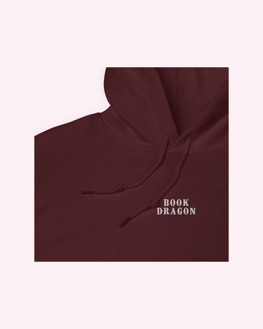 Book Dragon Embroidered Hoodie
