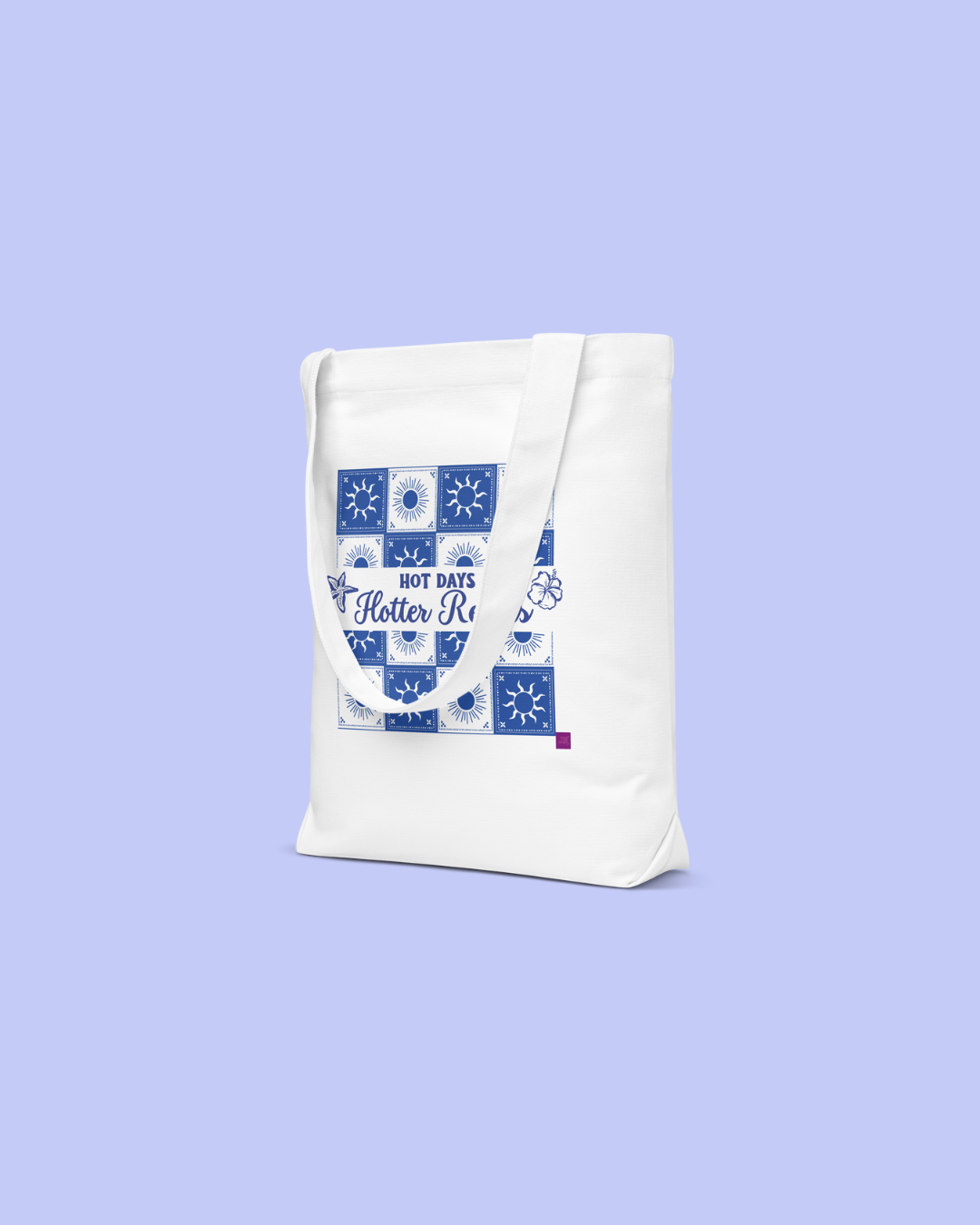 Hot Days Hotter Reads Cotton Tote Bag