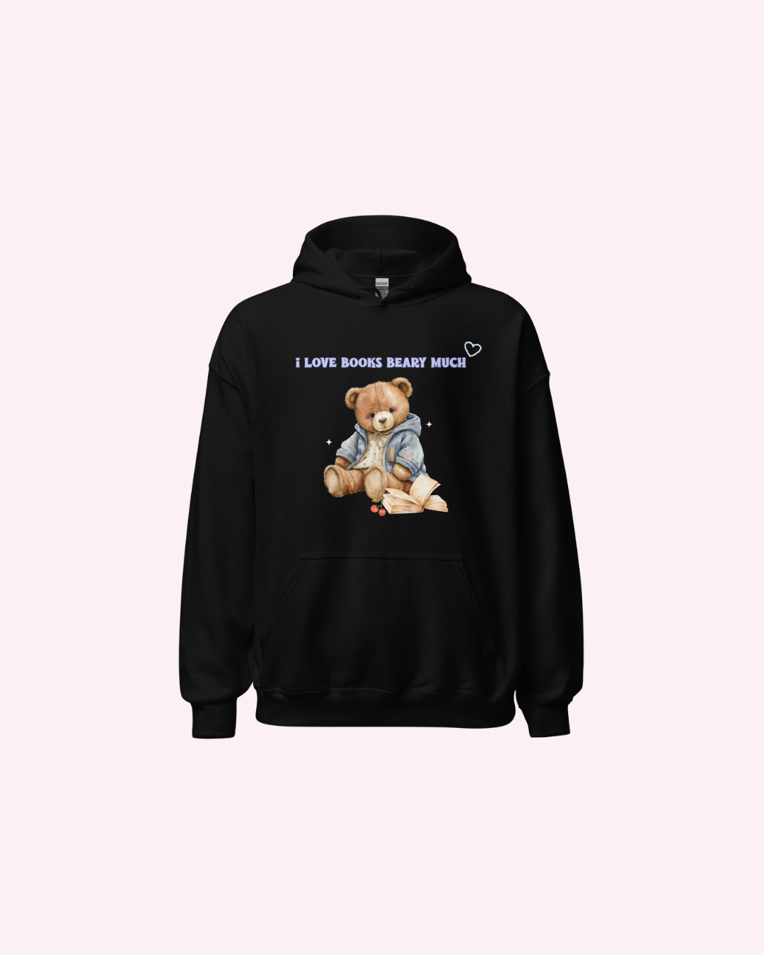 I Love Books Beary Much Hoodie