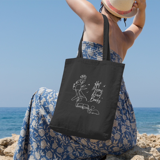 Hot Mums Read Books Cotton Tote Bag