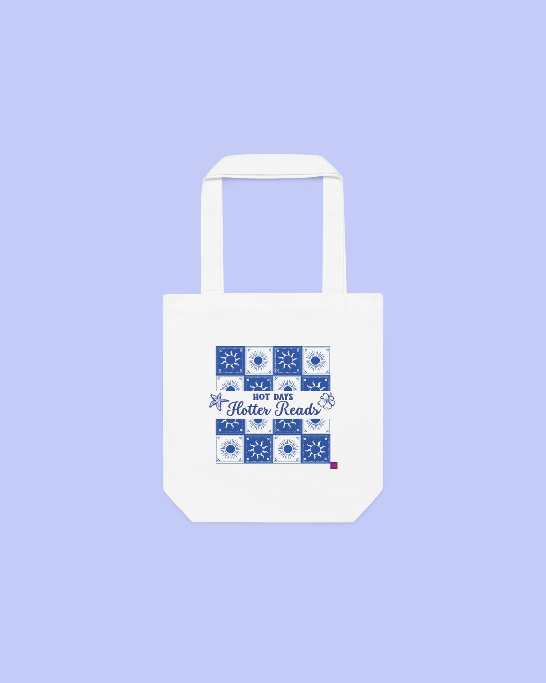 Hot Days Hotter Reads Cotton Tote Bag