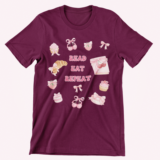 Read Eat Repeat Tee