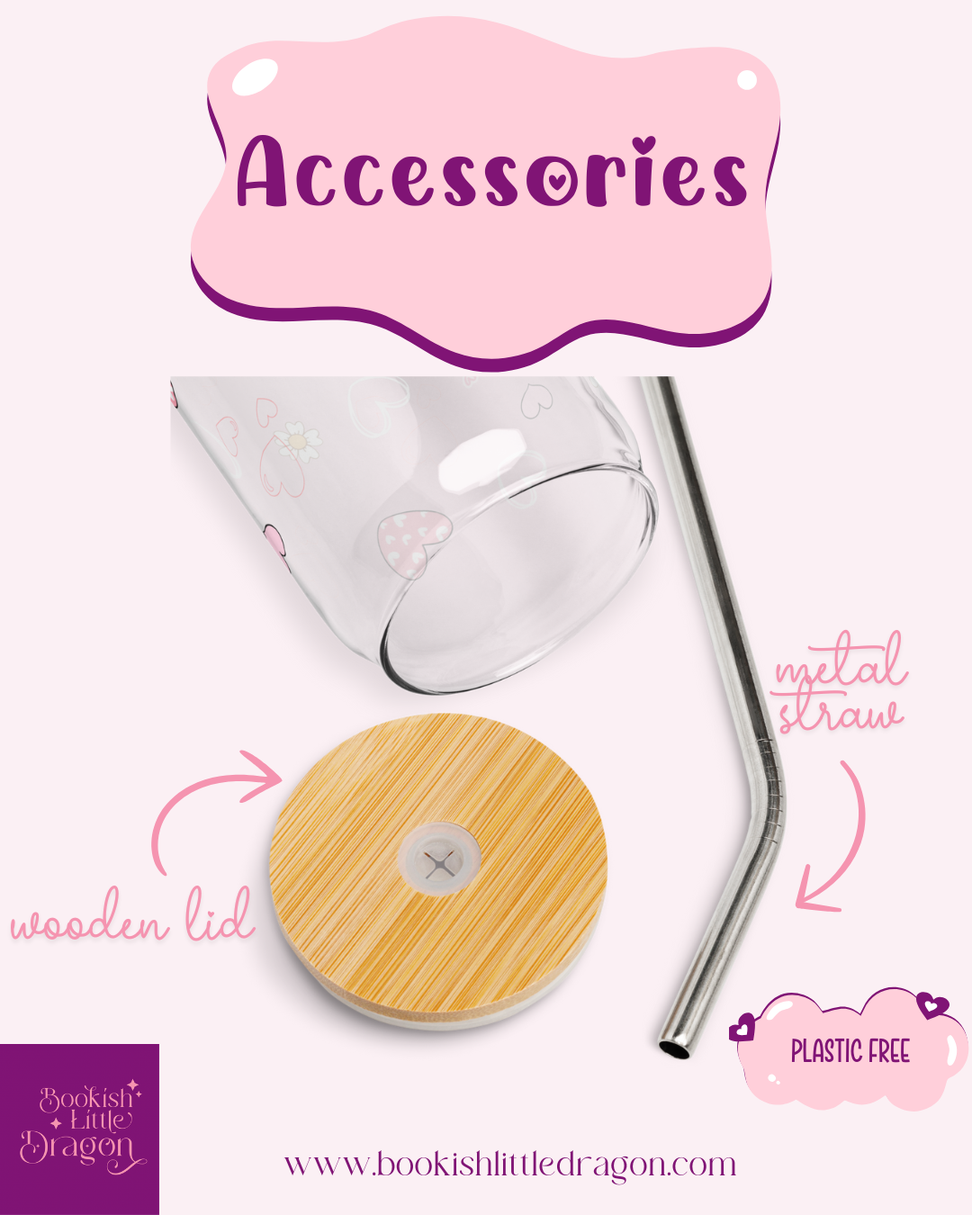 I Love Books So Matcha Glass Can